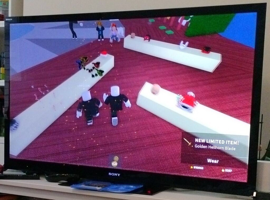 Casting Roblox on a television