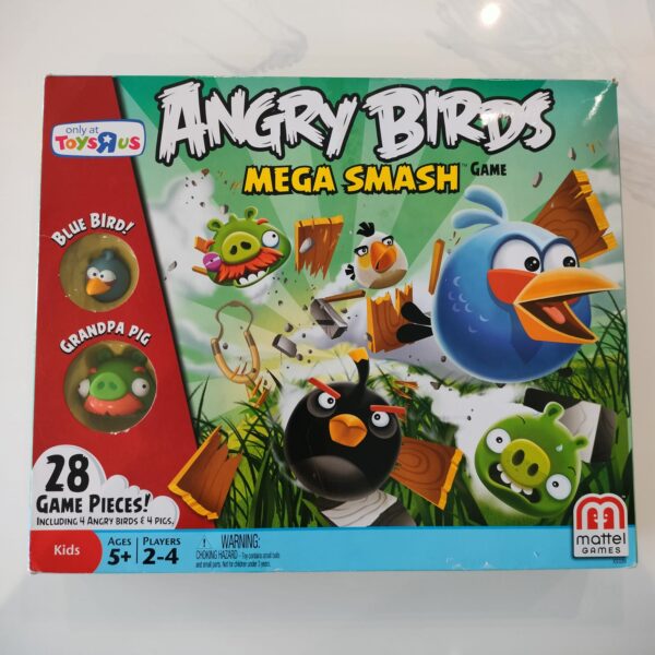 Mattel Angry Birds Mega Smash Board Game box