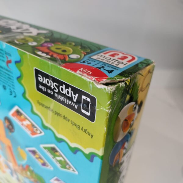 Mattel Angry Birds Mega Smash Board Game box - Wear and Tear