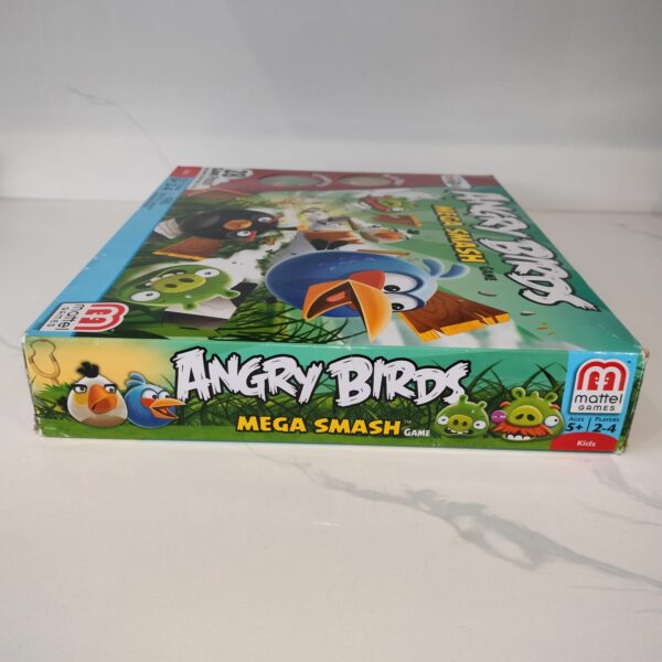 Mattel Angry Birds Mega Smash Board Game box - Right Side