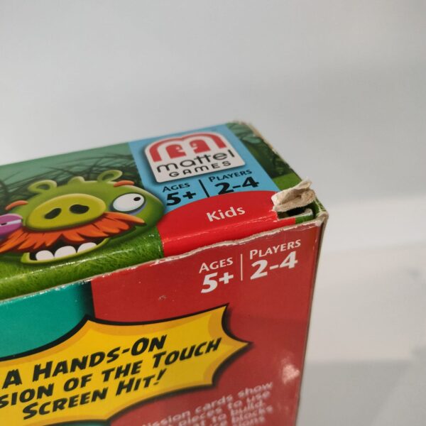 Mattel Angry Birds Mega Smash Board Game box - Wear and Tear